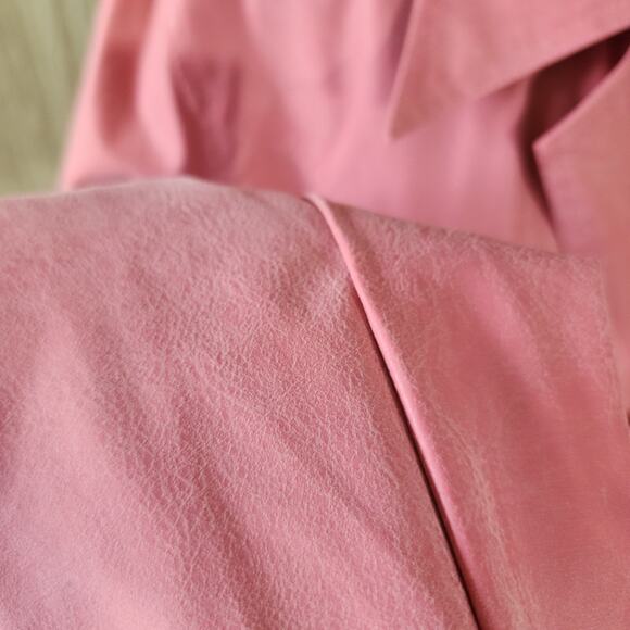 White stag Pink Mid Length  Button Up Woman's Jacket Wind breaker Size  XL - Picture 2 of 4